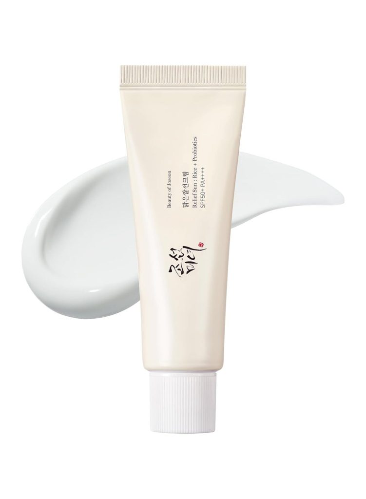 کرم ضد آفتاب Relief Sun Rice Probiotics ضد آفتاب مرطوب کننده صورت با SPF 50 PA کرم ضد آفتاب کره ای 50ml 50ml