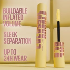 ریمل لباس بلند Maybelline New York Colossal Bubble، حجم باد شده قابل ساخت، مشکی ترین مشکی