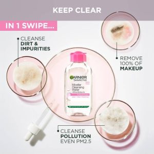 پاک کننده صورت میسلار واتر و پاک کننده آرایش روزانه Clear