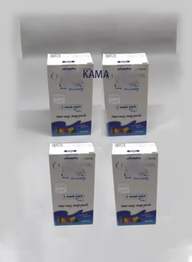 بسته ژله ای 100% طبیعی 100% اصلی — بسته 28 کیسه ای 4 جعبه ای Easy